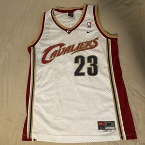 Nike White and Gold Jersey